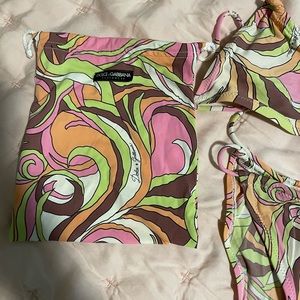 Dolce & Gabbana string bikini! Minimal coverage! Beautiful size 00